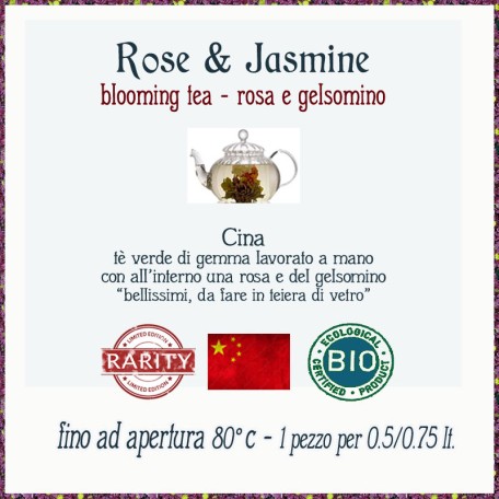 Blooming tea Rose & Jasmine BIOLOGICO